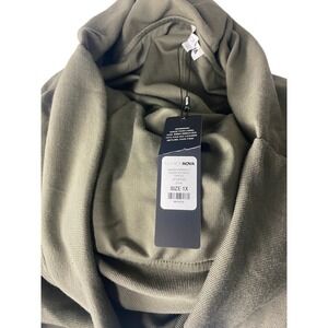 Fashion‎ Nova Warm Embrace Maxi Sweater Dress 1X Olive Green NWT Plus Size
